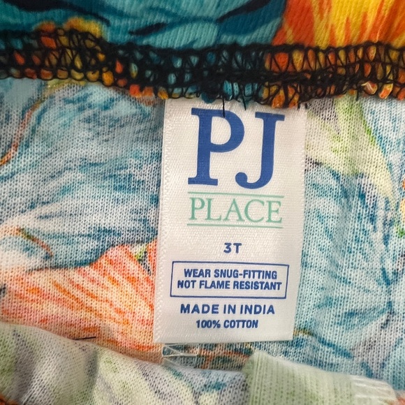 PJ Place Twin Toddler Boys 2 Outfit Sets Tropical Shirt Shorts Bundle 3T NWT - Picture 7 of 9